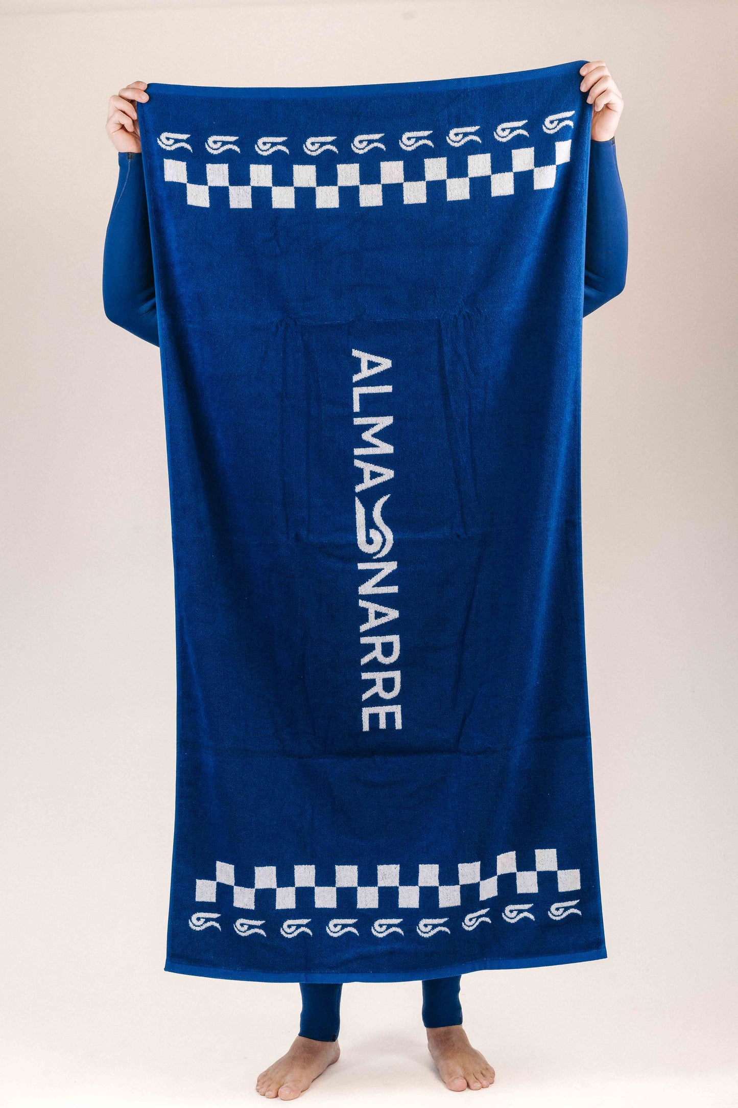ALMANARRE CLOTHING - SERVIETTE PLAGE - bleu