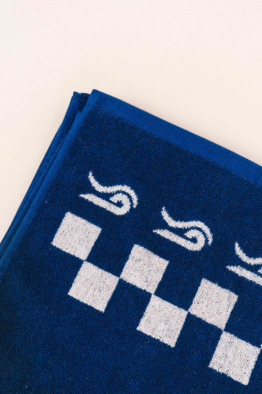 ALMANARRE CLOTHING - SERVIETTE PLAGE - bleu