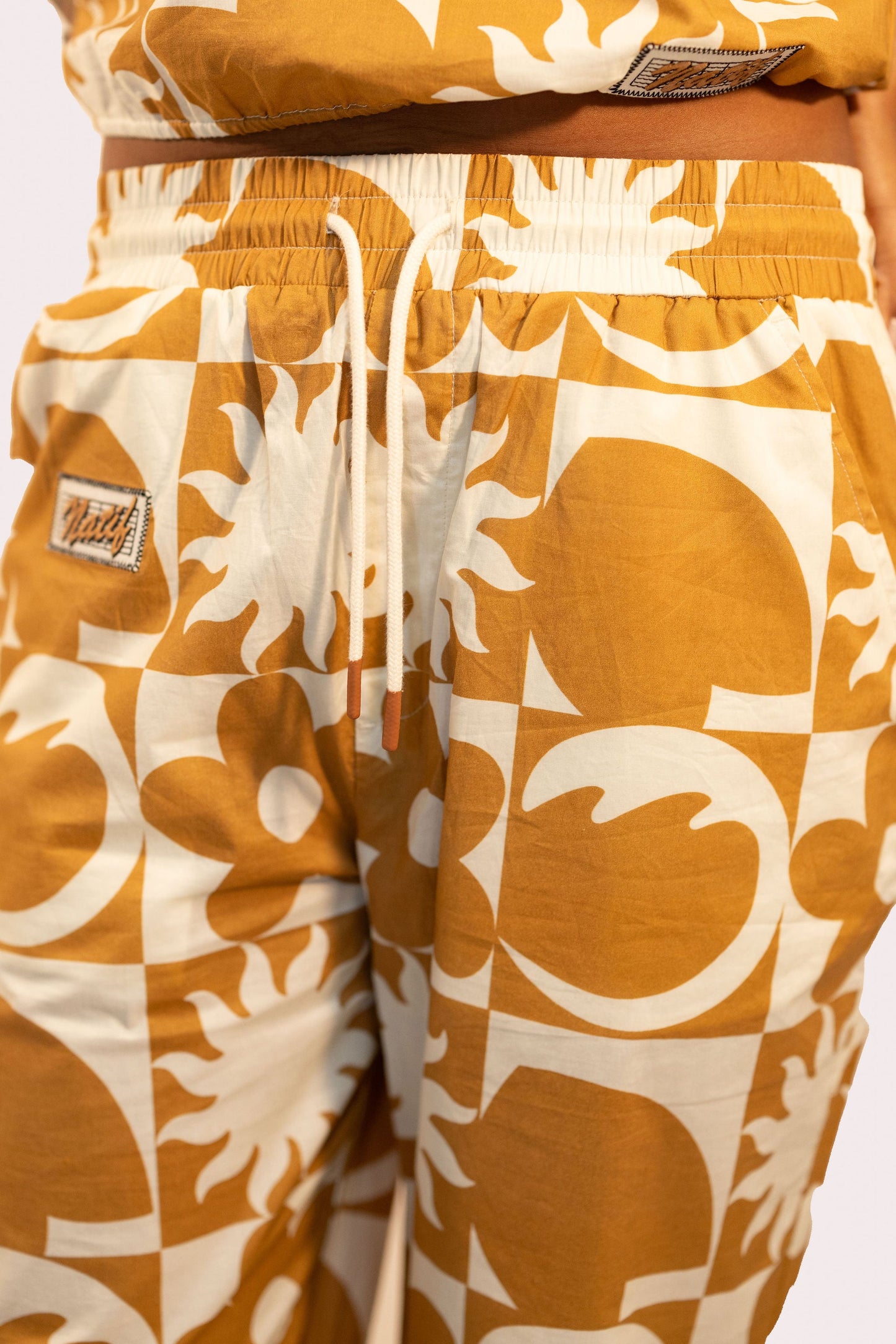 NATIF - Pantalon Fluide Pattern Femme
